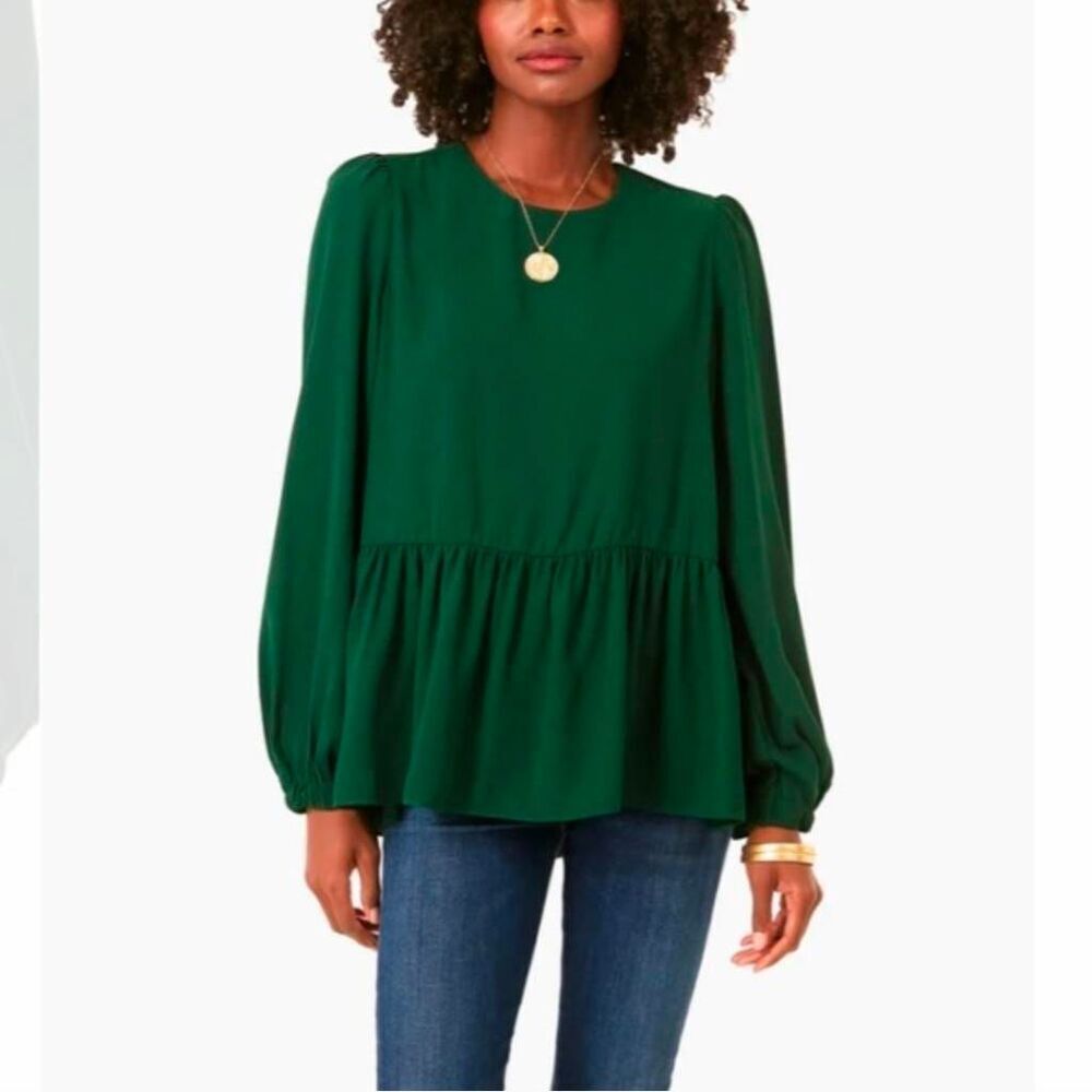 Pomander Place Carlota Peplum Blouse Sz. XXXL NWT